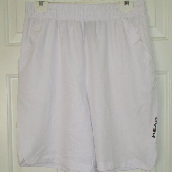 Head Mens White Elastic Drawstring Tennis Gym Short NWOT- Size 30W-34W or Medium - Picture 3 of 4